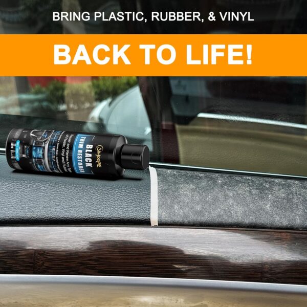 2 bouteilles 200ml Black Trim Restorer - Image 4